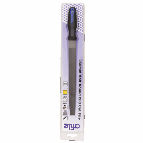 AFT4135 – FILE AFILE HALF ROUND 2ND CUT 250MM P/P