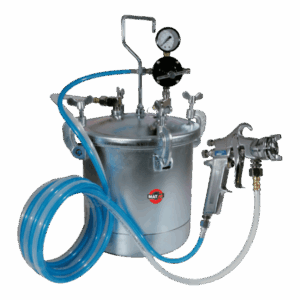 AIR1180 – MATAIR PAINT TANK 2.25GAL +SPRAY GUN