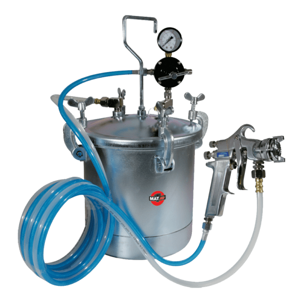 AIR1180 – MATAIR PAINT TANK 2.25GAL +SPRAY GUN