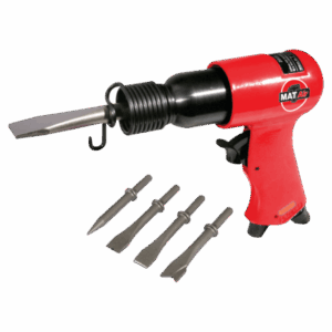 AIR2010 – MATAIR HAMMER 150MM W/4PC CHISEL ROUND