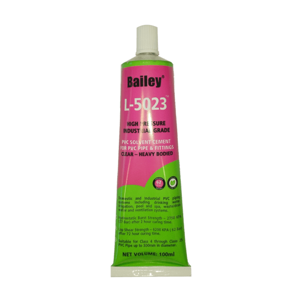 BAI100 – PVC WELD HP 100ML TUBE BAILEY