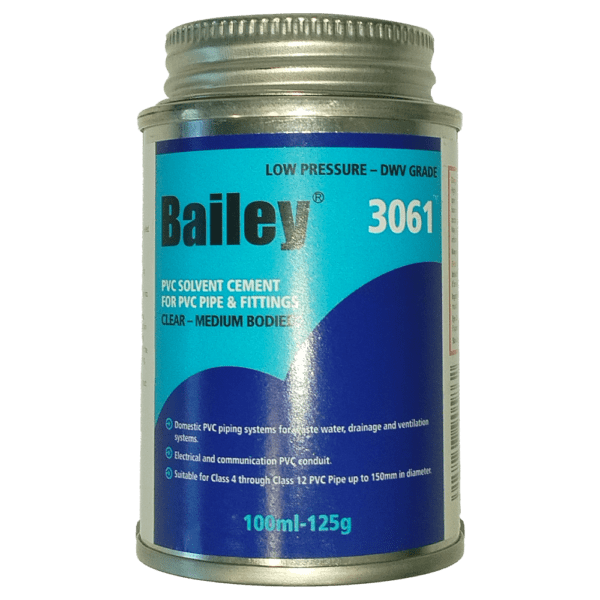 BAI1400 – PVC WELD LP 400ML+BRUSH BAILEY