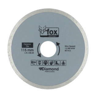 BLY1000 – DIAMOND DISC FOX CONT 115MM TILE PRO