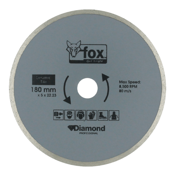 BLY1010 – DIAMOND DISC FOX CONT 180MM TILE PRO