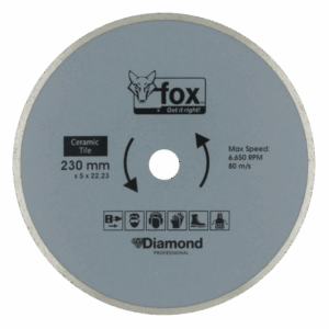 BLY1050 – DIAMOND DISC FOX CONT 230MM TILE PRO