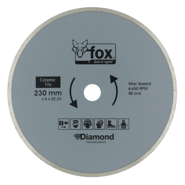 BLY1050 – DIAMOND DISC FOX CONT 230MM TILE PRO