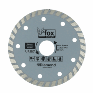 BLY1400 – DIAMOND DISC FOX TURBO 115MM MARBLE PRO