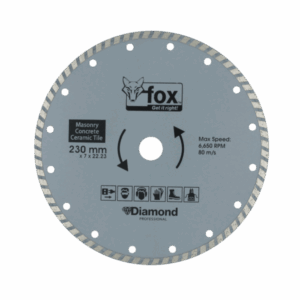 BLY1450 – DIAMOND DISC FOX TURBO 230MM MARBLE PRO