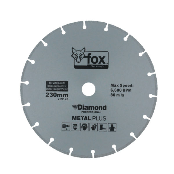 BLY1460 – DIAMOND DISC FOX SEG 230MM METAL PRO EA