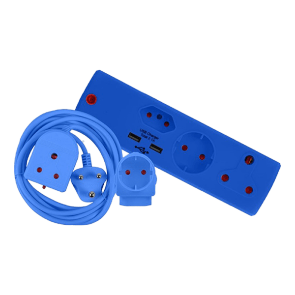 CRE039 – COMBOPACK 3M LEAD+USB,SCHUCKO BLUE