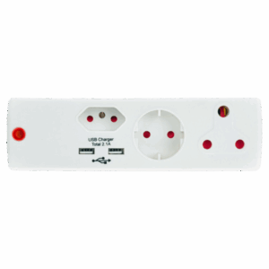 ELE0825 – MTS ELECTRIC ADAP 1X16A,1X5A,1XSCH,2XUSB