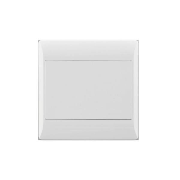 ES033 – SOCKET E/MATE 4X4 BLANK PLATE WHITE