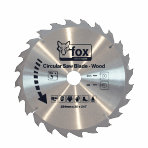 FOX0588 – FOX CIRCULAR SAW BLADE WOOD 210X30X24T