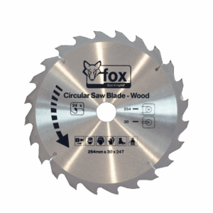 FOX0590 – FOX CIRCULAR SAW BLADE WOOD 210X30X60T