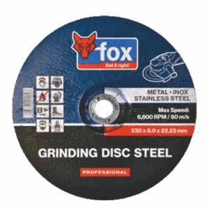 FOX91170 – ABR FOX GRIND STEEL 230X6.0MM PRO