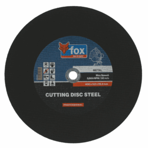 FOX91376 – DISC FOX CUT STEEL 400X3.2×25.4MM