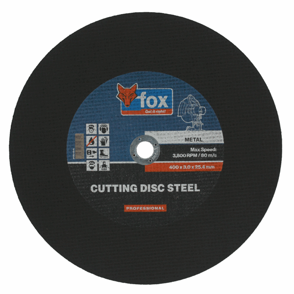 FOX91376 – DISC FOX CUT STEEL 400X3.2×25.4MM