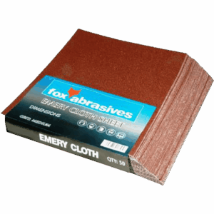 FOX92705 – ABR FOX SHT EMERY CLOTH MED P/50