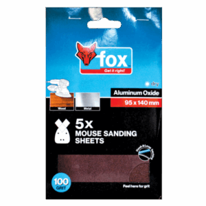 FOX95030 – ABR FOX MOUSE SANDING 95X140MM P100 P/5