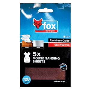 FOX95035 – ABR FOX MOUSE SANDING 95X140MM P120 P/5