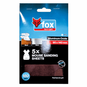 FOX95045 – ABR FOX MOUSE SANDING 95X140MM P180 P/5