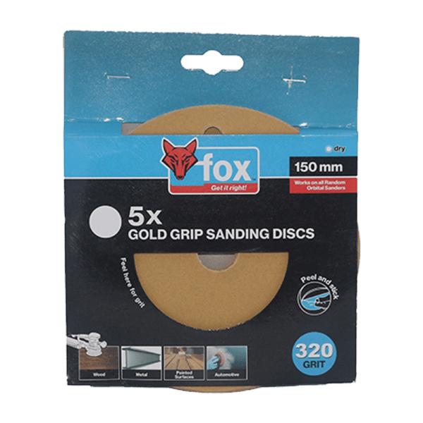 FOX96900 – ABR FOX DISC VALCRO 9-H 150MM P/5 FINE