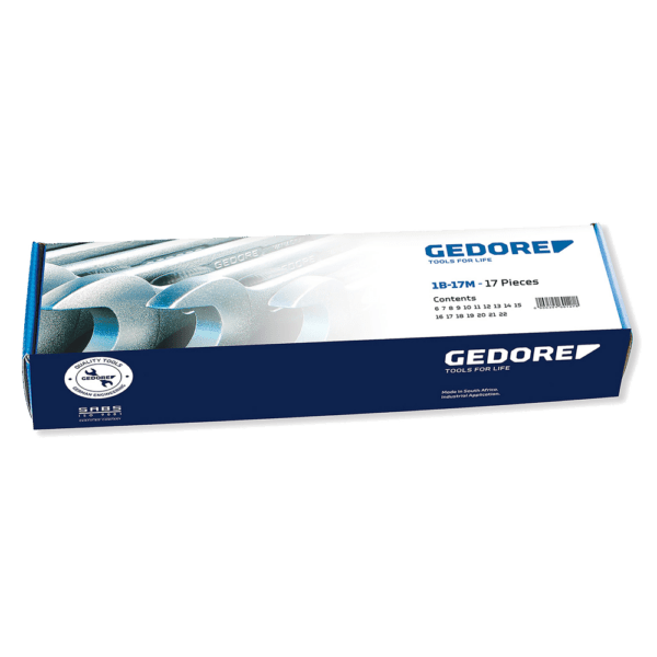 GED601268 – SPANNER GEDORE COMB 1B SET 1B/17M 6-22