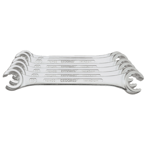 GED634026 – SPANNER FLARE NUT SET 08-24MM #400 5PC