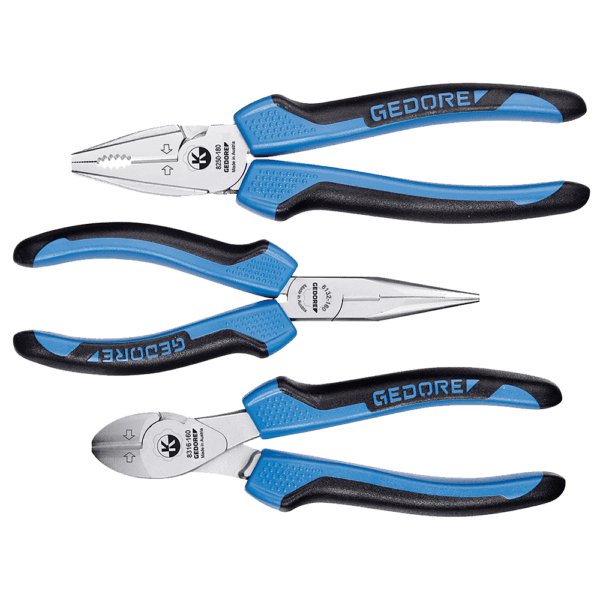 GED6701110 – PLIER GED SET 200MM 3PC S8003-JC