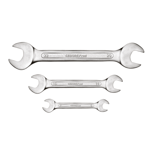 GEDR05105008 – SPANNER DBL OPEN END SET GED RED 8PC