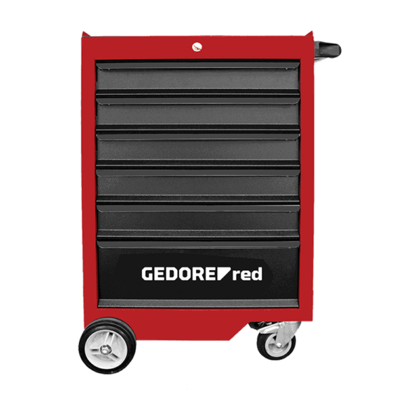 GEDR21560060 – TOOL TROLLEY GED RED 6 DRAWER 218 PCE