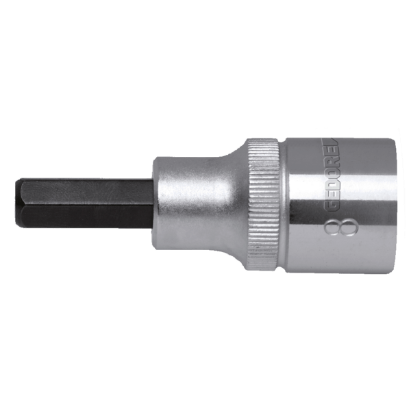 GEDR62550810 – ALLENKEY SOCKET GED RED 1/2″ 8MM