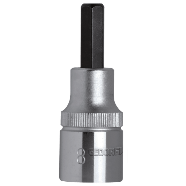 GEDR62550710 – ALLENKEY SOCKET GED RED 1/2″ 7MM