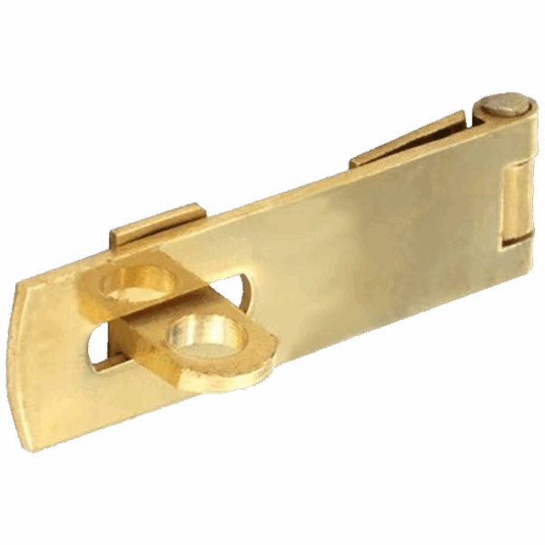 HWI1722 – HASP&STAPLE BRASS PLATED 115MM P/10