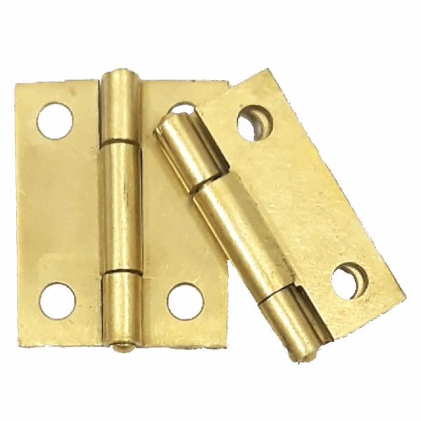 HWI2055 – HINGE BUTT BRASS PLATED 40MM 20PAIR