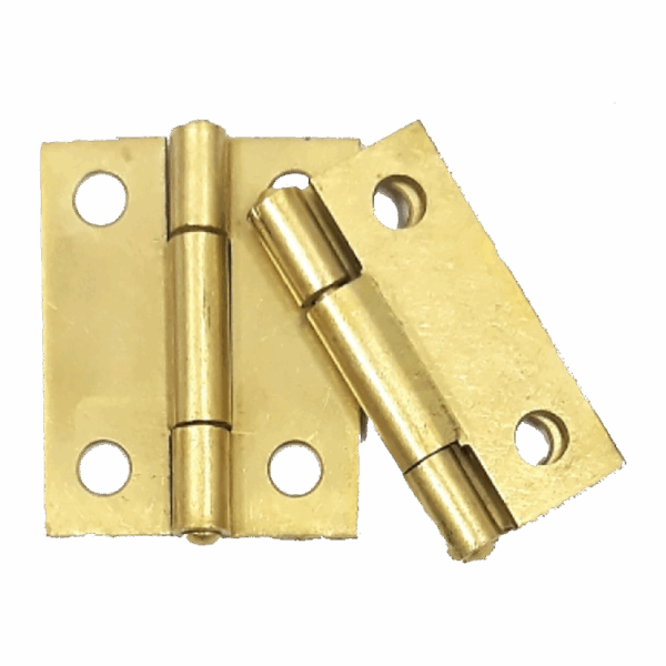 HWI2075 – HINGE BUTT BRASS PLATED 100MM 10PAIR