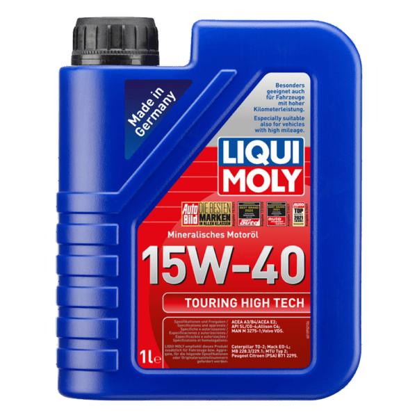 LIQ1862 – LIQUI MOLY OIL TOURING HIGH TECH 15W40 5L