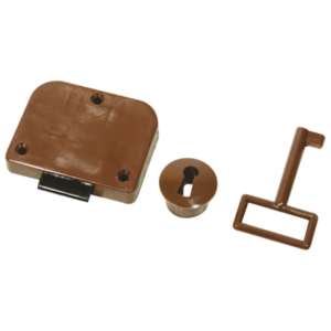 MAK03683 – MACKIE LOCK CUPBOARD PLASTIC BROWN SET
