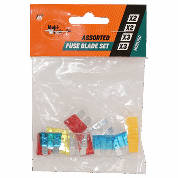 MOB1750 – MOBI FUSE BLADE ASSORTED SET P/10