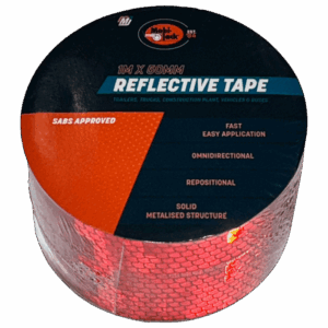 MOB7910 – MOBI TAPE REFLECTIVE 1M RED 50MM
