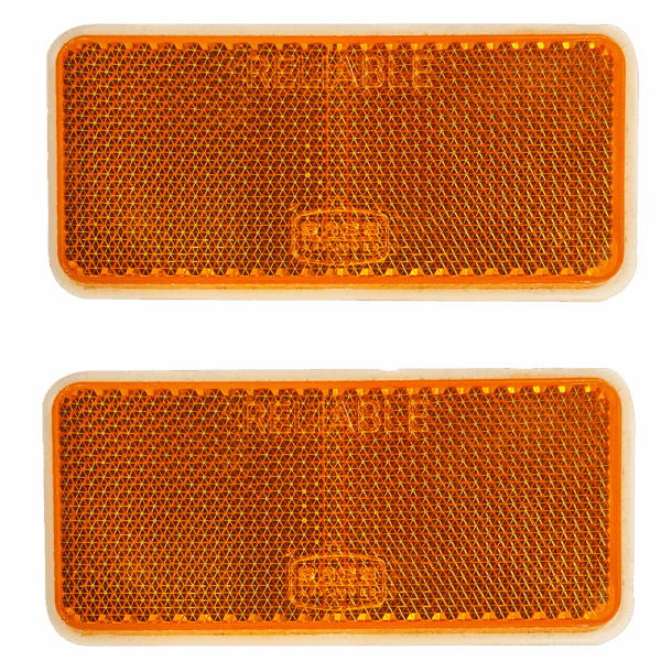 MOB7924 – MOBI OBLONG REFLECT 65X35MM AMBER P/2