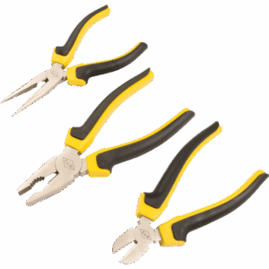 MTS3856 – PLIER MTS MECHANIC SET 3PC YEL/BLK