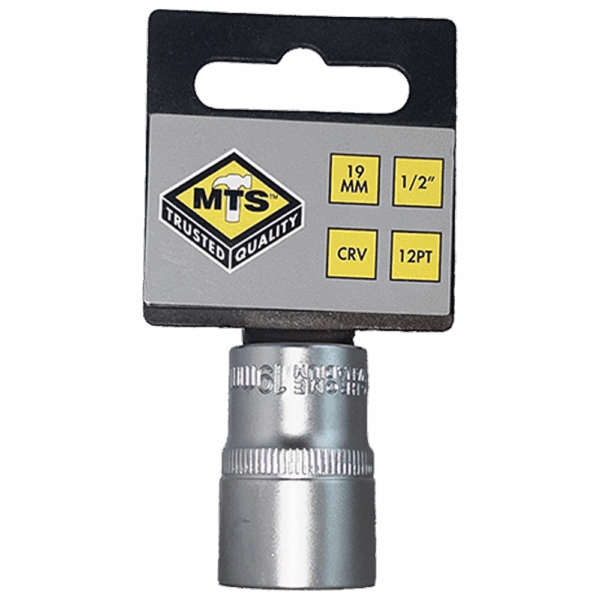MTS8019 – MTS SOCKET 1/2″ BI HEX CRV – 19MM