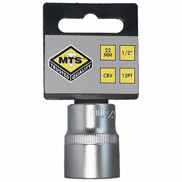 MTS8022 – MTS SOCKET 1/2″ BI HEX CRV – 22MM