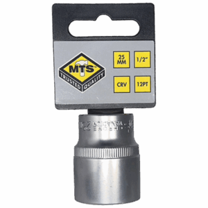 MTS8025 – MTS SOCKET 1/2″ BI HEX CRV – 25MM