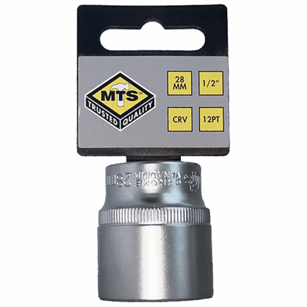 MTS8028 – MTS SOCKET 1/2″ BI HEX CRV – 28MM