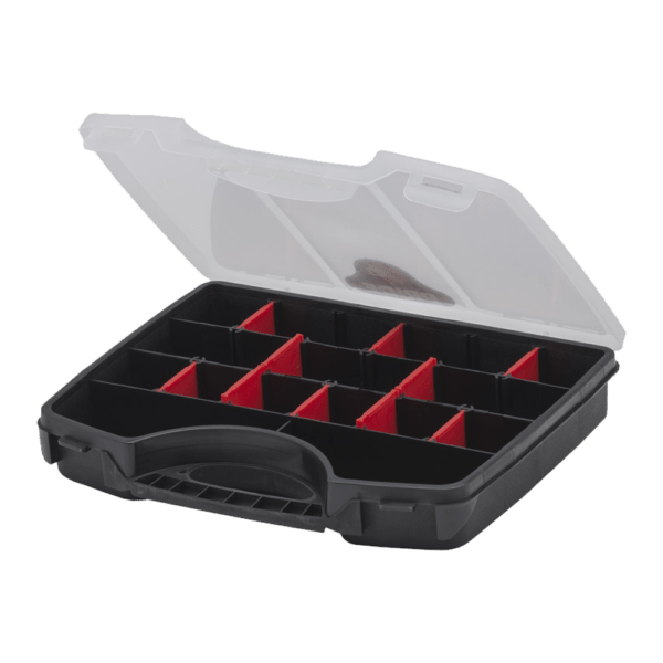 PRID0005 – ORGANISER BOX 25CM PRIDE RED/BLACK