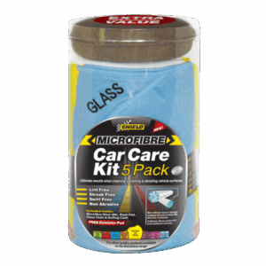 SHI3463 – SHIELD MICROFIBRE CAR CARE KIT 5PK SH285