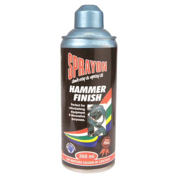 SPO0320 – SPRAYON PAINT SILVER HAMMER FINISH 350M