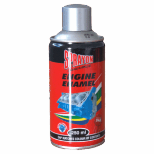 SPO1035 – SPRAYON PAINT ENGINE ENAMEL MET/SILVER
